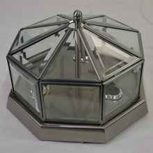 Load image into Gallery viewer, Progress Lighting Octagonal Fixture Clear Bound Beveled Glass Brushed Nickel
