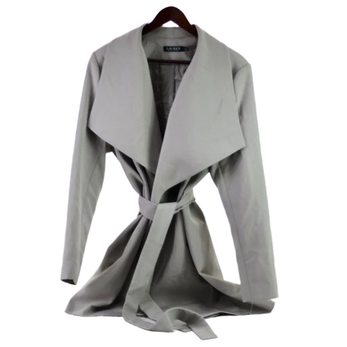 Ralph Lauren XL Cork Belted Wrap Trench Coat