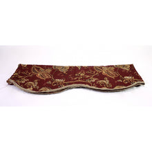 Load image into Gallery viewer, Regal Home Collections Floral Valance 21&quot; Red/Gold
