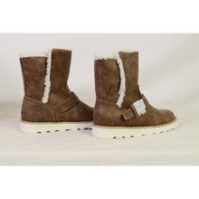 Load image into Gallery viewer, Revel Devin Fur Lined Motto Boots Chestnut 13-Liquidation Store
