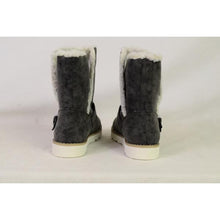 Load image into Gallery viewer, Revel Devin Girls Fur Lined Motto Boots Dark Grey 3
