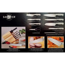 Load image into Gallery viewer, Sabatier Stainless Steel Knife Set &amp; Block 10Pc-Liquidation Store
