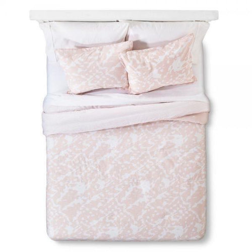 Sabrina Soto Playa Duvet Set Full / Queen in Blush
