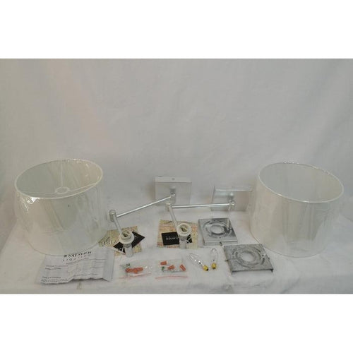 Safavieh Lillian Silver 12-Inch High Wall Sconce 2 Pack