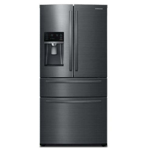 Samsung 24.7 Cu. Ft. French-Door Refrigerator - RF25HMIDBSG/AA - Black Stainless Steel