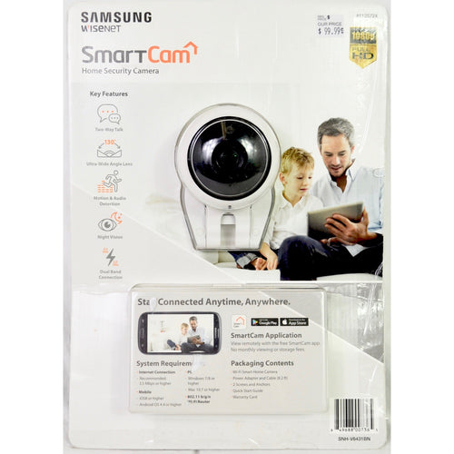 Samsung Wisenet SmartCam Indoor Security Camera SNH-V6431BN