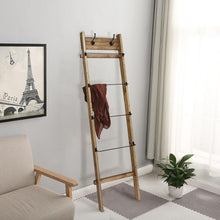 Load image into Gallery viewer, Scala Metal &amp; Wood Ladder 21&quot; x 71&quot;
