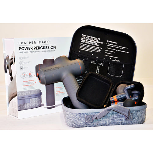 Sharper Image Power Percussion Deep Tissue Massager 1014747 Black