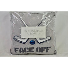 Load image into Gallery viewer, Sheringham Road Colin Face Off Pillow 18&quot; x 18&quot; Grey
