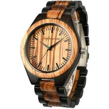 Load image into Gallery viewer, Shifenmei Men&#39;s Natural Wood Watch
