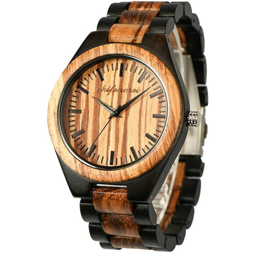Shifenmei Men's Natural Wood Watch