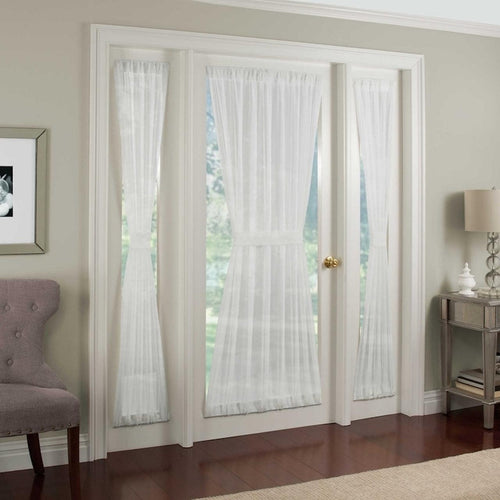 Sidelight Panel Crushed Voile White 40