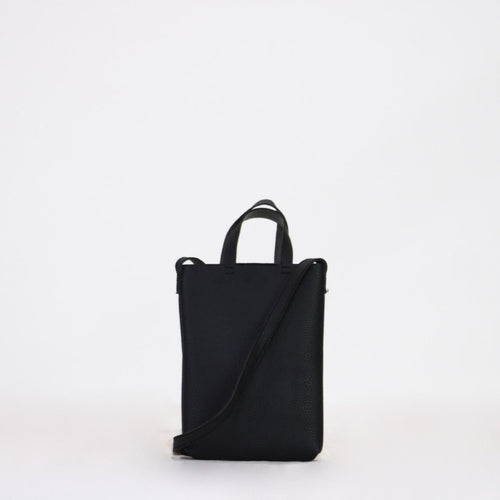 Simple Black Crossbody Bag with with handles