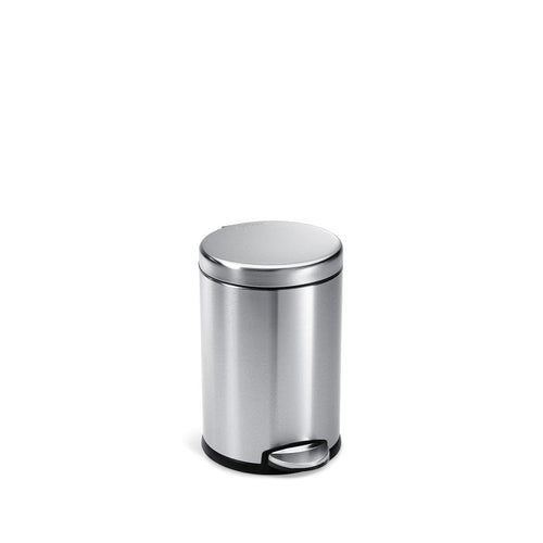 SimpleHuman 4.5L Stainless Steel Round Step Can Set