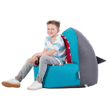 Load image into Gallery viewer, Sitting Point Shark Bean Bag Chair
