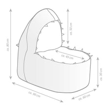 Load image into Gallery viewer, Sitting Point Shark Bean Bag Chair
