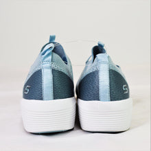 Load image into Gallery viewer, Skechers Arya Ladies Slip On Shoe Blue 9-Liquidation Store
