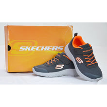 Load image into Gallery viewer, Skechers Boys Running Shoes Gray/Orange - 3
