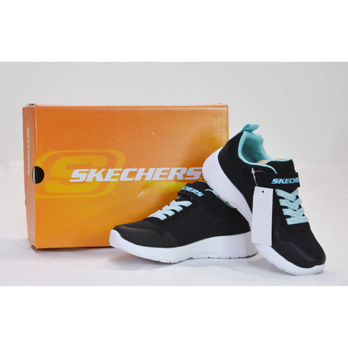 Skechers Girls Sneakers Black/Blue - 1