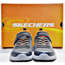 Load image into Gallery viewer, Skechers Kids&#39; Ultra Torque Sneaker Pre/Grade School Shoes Size 2 - Grey/Orange
