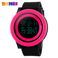 Load image into Gallery viewer, Skmei Waterproof Men&#39;s Military Sports Watch Silicone LED Digital Watch

