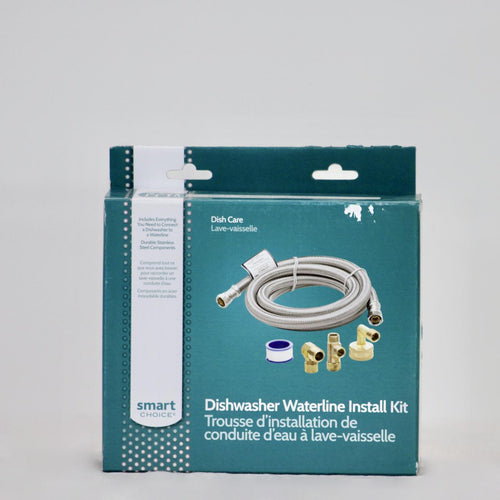 SmartChoice 6 ft. Stainless Steel Dishwasher Installation Kit