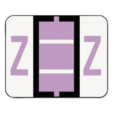 Load image into Gallery viewer, Smead Color-Coded Alphabetic Label, Z Roll, Lavender, 1 Roll (67096)

