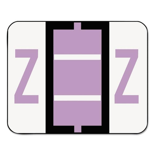 Smead Color-Coded Alphabetic Label, Z Roll, Lavender, 1 Roll (67096)