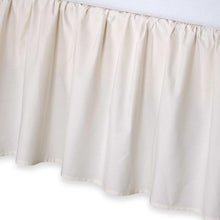 Load image into Gallery viewer, Smoothweave 36cm Ruffled Queen Bed Skirt in Ivory.
