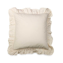 Load image into Gallery viewer, Smoothweave Ruffled European Sham in Ivory
