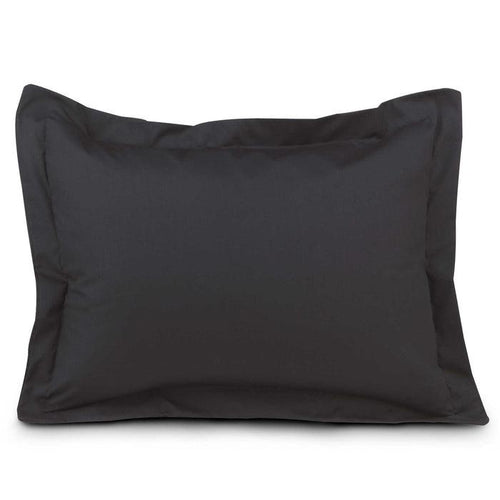 Smoothweave Tailored European Sham in Black