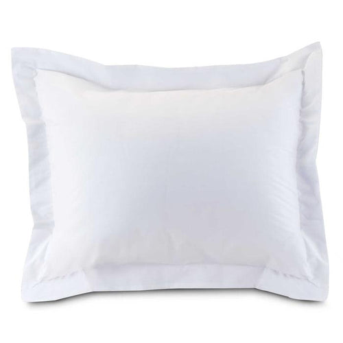 Smoothweave Tailored European Sham in White, 26