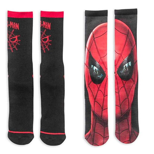 Spider-Man Men's Crew Socks Red/Black