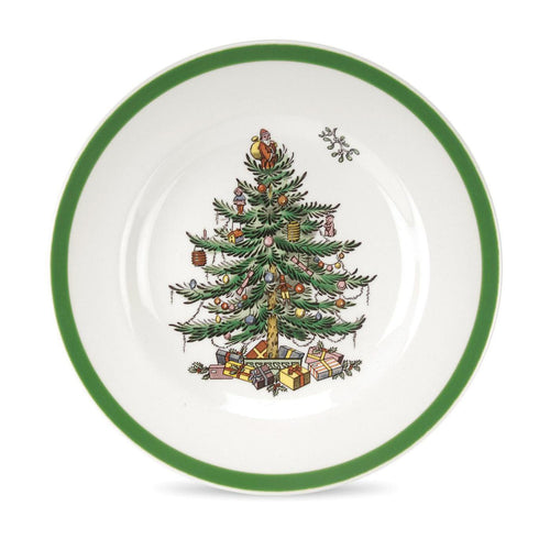 Spode Christmas Tree Set of 4 Bread and Butter Plates