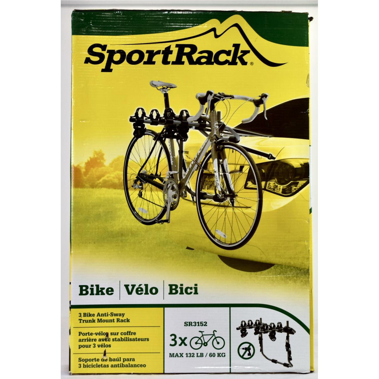 Adjustable Bike Sportrack Velo SportRack SR3152 Pursuit Rear Mount