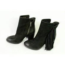 Load image into Gallery viewer, Steve Madden &#39;Woodstock&#39; Fringe Bootie, Size 6.5 M - Black-Liquidation Store
