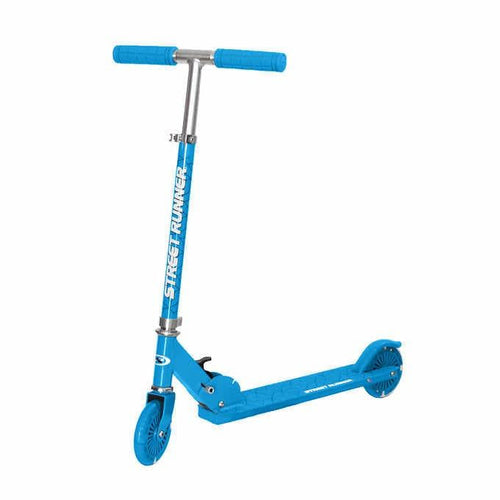 Street Runner Folding Kick Scooter Blue