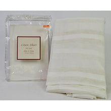 Load image into Gallery viewer, Stylemaster Linen Sheer Scarf 216&quot; Ivory-Liquidation Store
