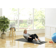 Load image into Gallery viewer, SuperMat Heavy Duty Black Cardio/ Exercise Mat
