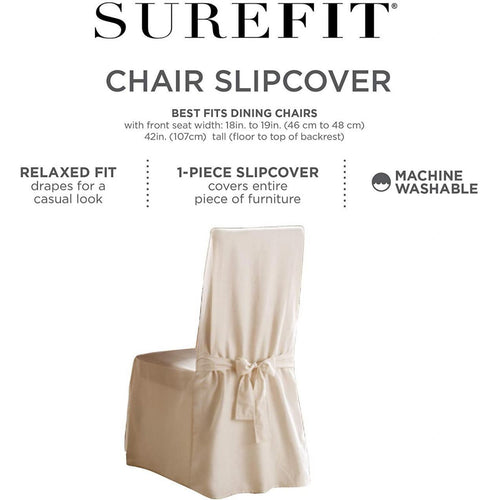 SureFit Dining Chair Slipcover In Floral Champagne