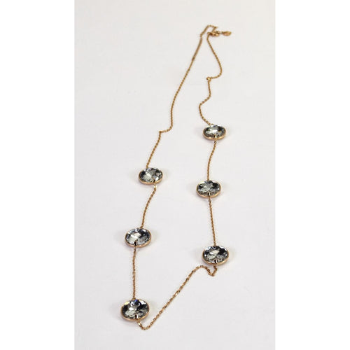Swarovski Crystal Rose Gold Necklace 84 cm