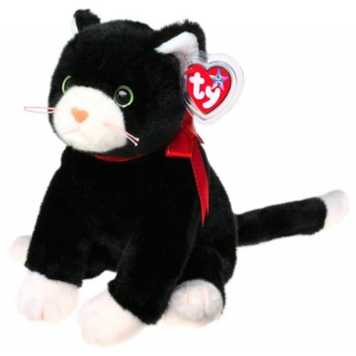 TY Beanie Buddy - ZIP the Black Cat