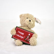 Load image into Gallery viewer, TY Happy Holidays the Bear Beanie Baby
