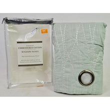 Load image into Gallery viewer, Tangent Embroidered Lined Grommet Top Panel 84&quot; Mint-Liquidation Store
