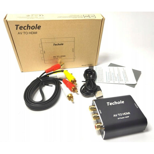 Techole AV to HDMI 1080p up Scaler