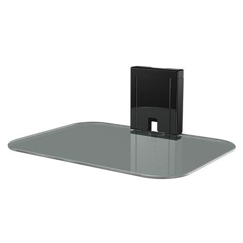 Tempered Glass On-Wall AV Component Shelf