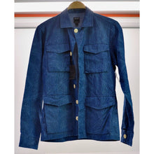 Load image into Gallery viewer, Todd Snyder Men&#39;s Four Pocket Shirt Small - Indigo Print
