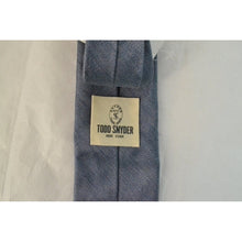 Load image into Gallery viewer, Todd Snyder New York Necktie Metallic Blue Silk
