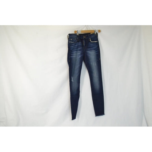 True Religion Halle Mid Rise Super Skinny Size 25