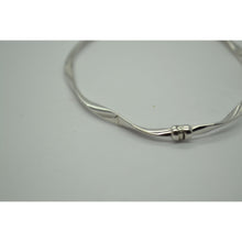 Load image into Gallery viewer, Twisted Bangle Polished 14K White Gold-Liquidation Store
